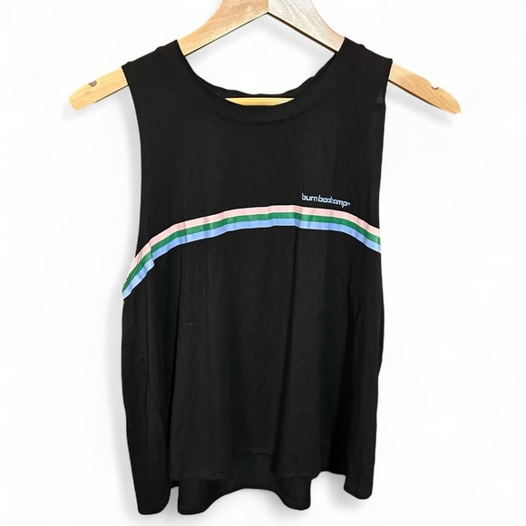 🔥 Burn Boot Camp Black Striped Tank Top – Size XL | New Condition 🔥 - Picture 6 of 6